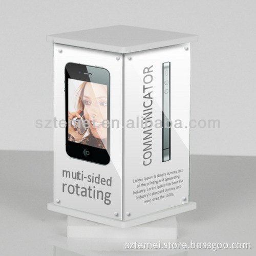 multi-sided rotating acrylic POS display